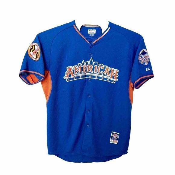 2013‎ All-Star Game Orioles Davis Stitched Jersey Majestic Authentic Mens 48 - Picture 1 of 8